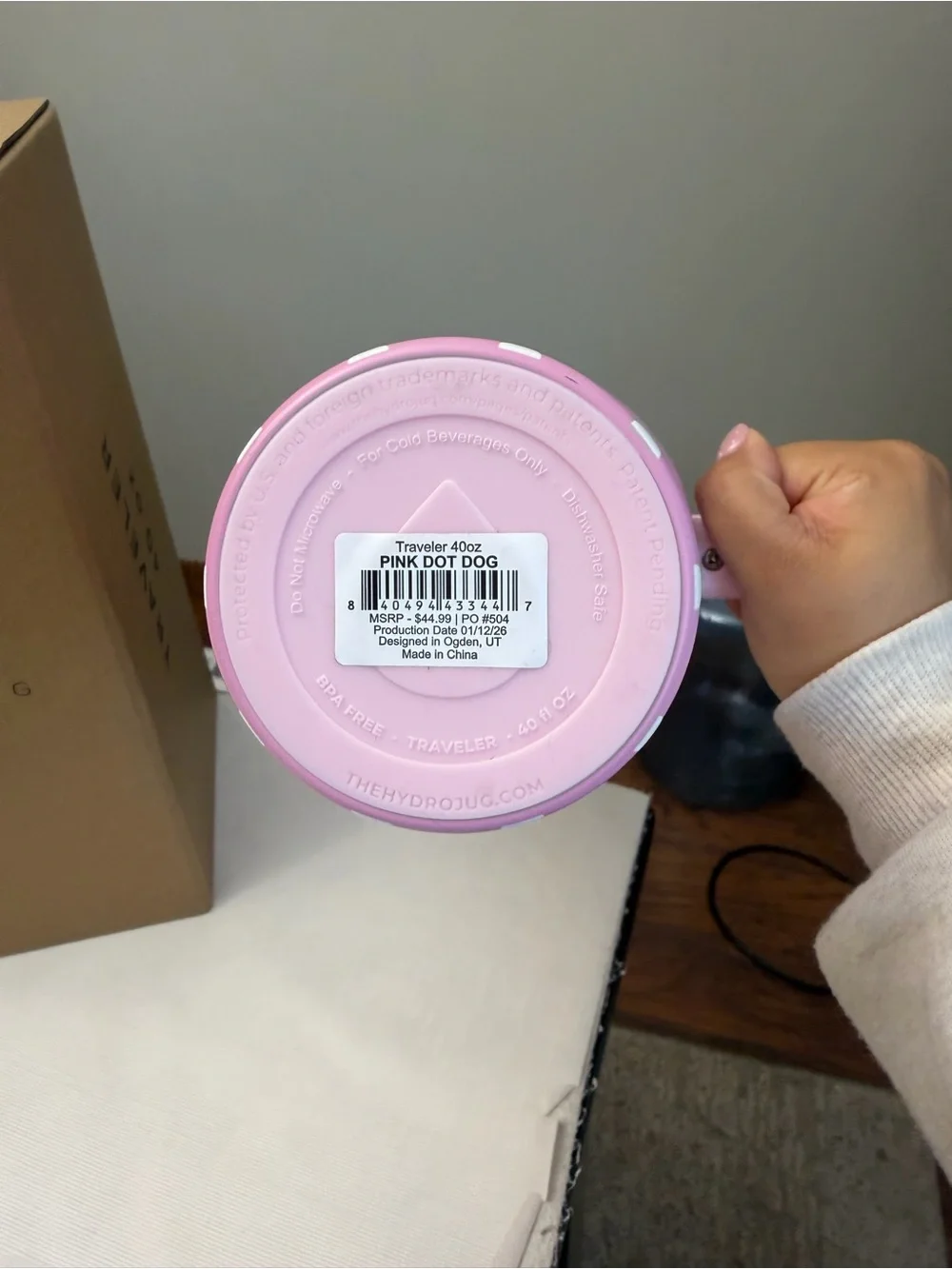 HydroJug x Victoria’s Secret 40oz (Pink Dot Dog)